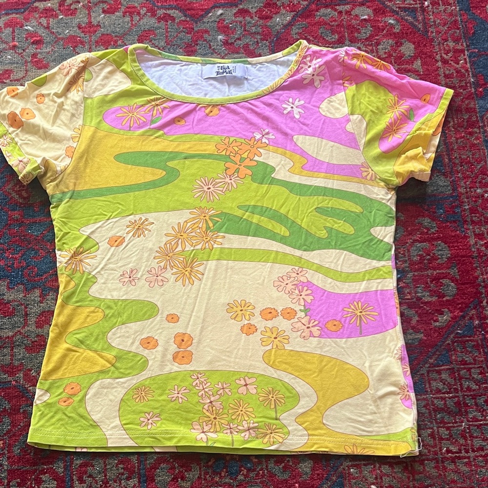 Alja Horvat psychedelic tshirt M